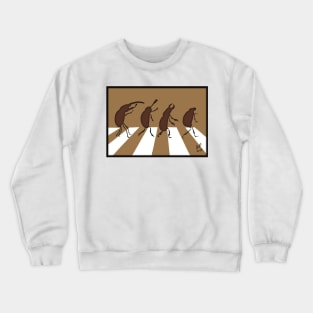 The Beetles - Minimalistic Paper Craft Digital Art Crewneck Sweatshirt